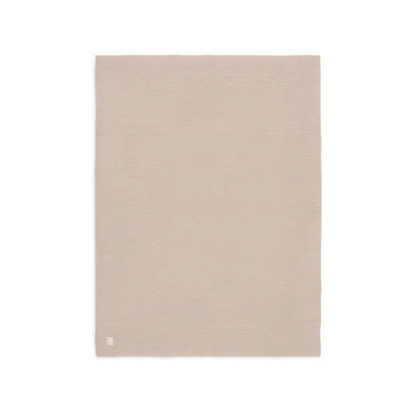 Jollein Basic Knit Ledikantdeken - Wild Rose