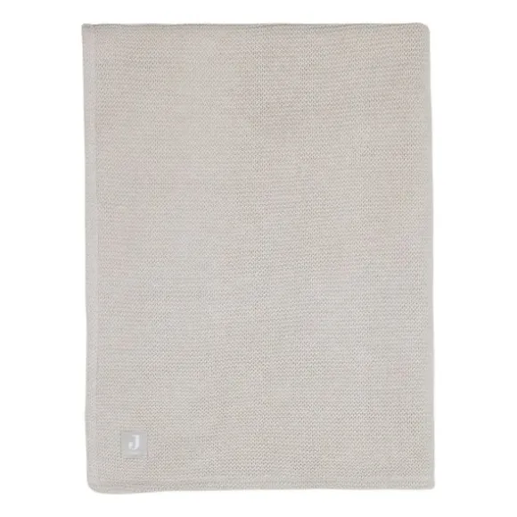 Jollein Basic Knit Ledikantdeken 100 x 150 cm Nougat / Fleece