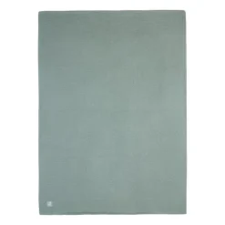 Jollein Basic Knit Wiegdeken 75 x 100 cm Forest Green / Fleece