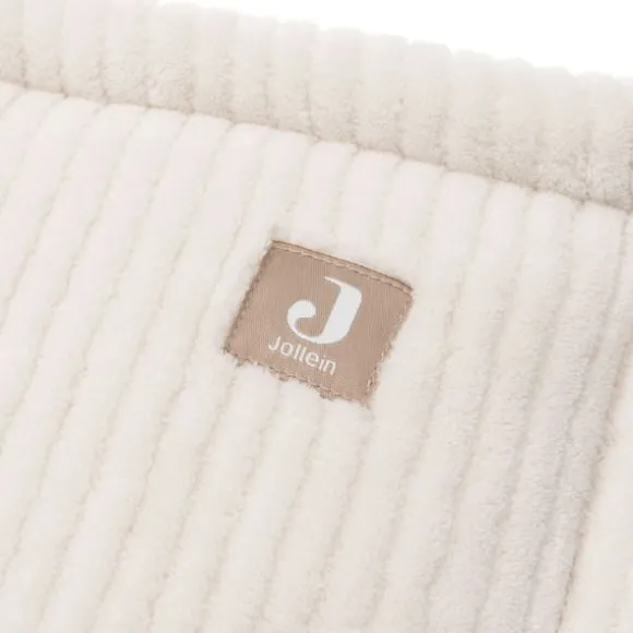 Jollein Boxbumper - Cloudy Rib - 180x30 cm - Oatmeal