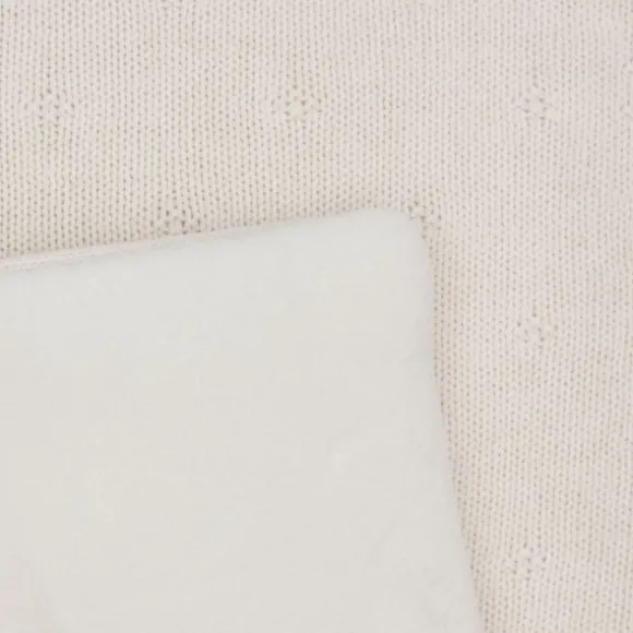 Jollein Cosy Knit Boxkleed - 75 x 95 cm - Ivory