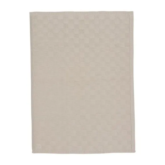 Jollein Deken Wieg - Box Knit - 75 x 100 cm - Warm Sand