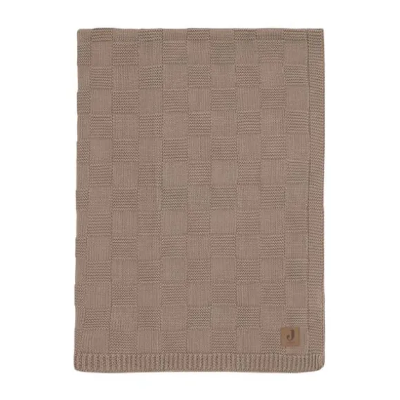 Jollein Deken Wieg - Box Knit - 75 x 100 cm - Warm Sand