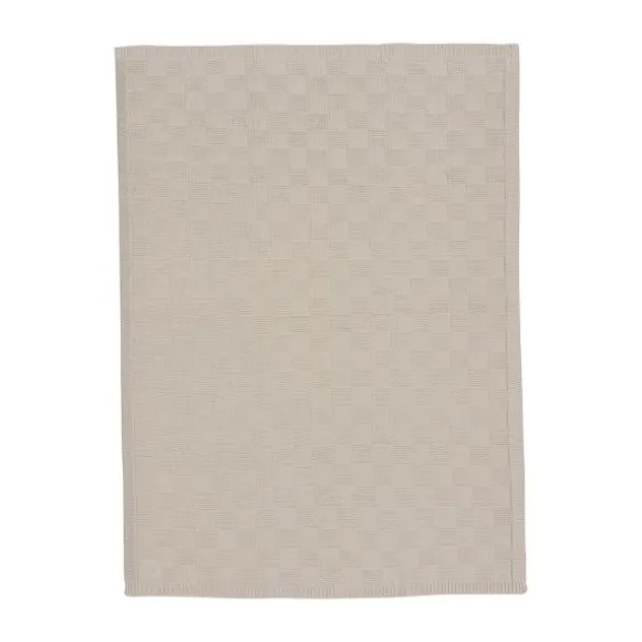 Jollein Deken Wieg - Box Knit - 75 x 100 cm - Warm Sand