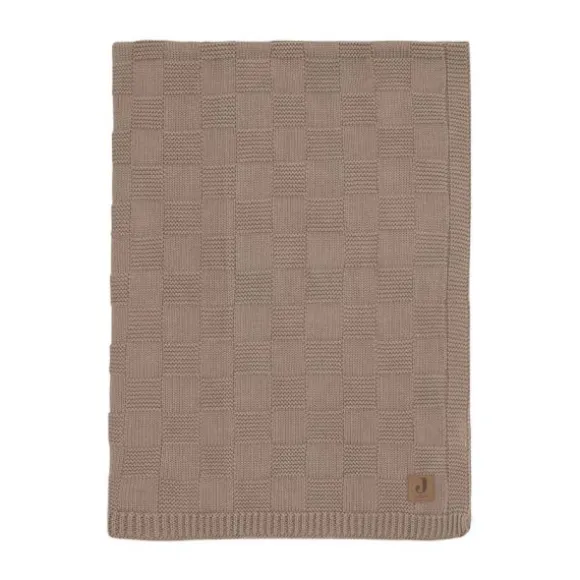 Jollein Deken Wieg - Box Knit - 75 x 100 cm - Warm Sand