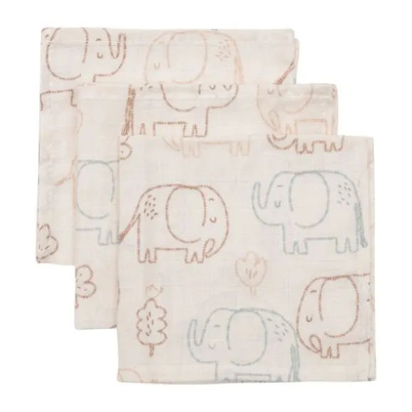 Jollein Hydrofiel Washandje - 31x31 cm - 3 Stuks