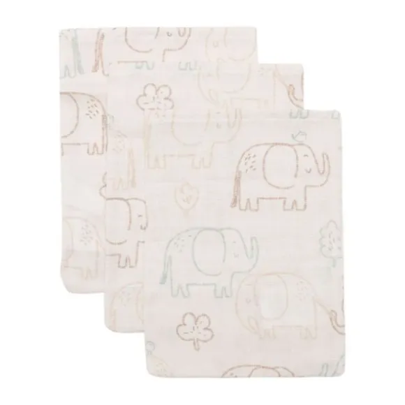 Jollein Hydrofiel Washandje - 15x20 cm - 3 Stuks