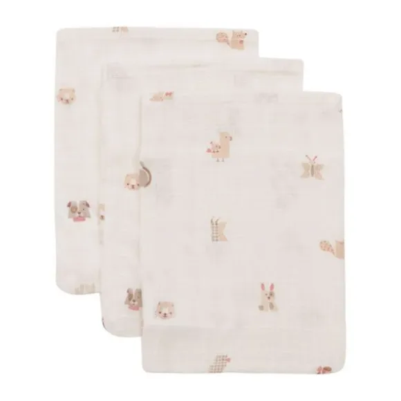 Jollein Hydrofiel Washandje - 15x20 cm - 3 Stuks