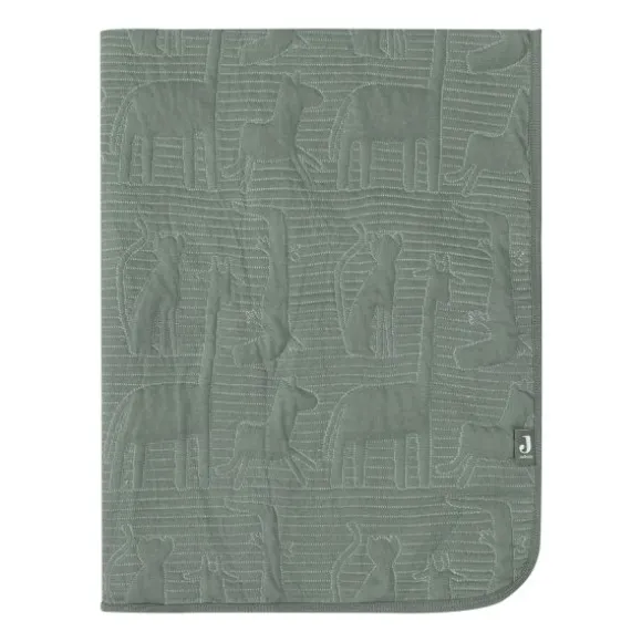 Jollein Jungle Jambo Wiegdeken - 75 x 100 cm - Biscuit / Oatmeal
