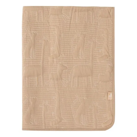 Jollein Jungle Jambo Wiegdeken - 75 x 100 cm - Biscuit / Oatmeal