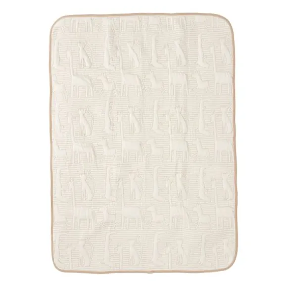 Jollein Jungle Jambo Wiegdeken - 75 x 100 cm - Biscuit / Oatmeal