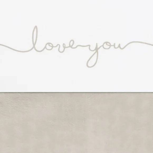 Jollein Love You Ledikantlaken Nougat 120 x 150 cm