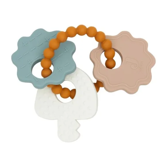 Jollein Lovely Birds Bijtring Sleutelbos - Silicone