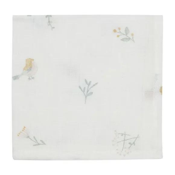 Jollein Lovely Birds Hydrofiel Monddoekje - 3 Pack - 31 x 31 cm