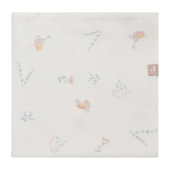 Jollein Lovely Birds Wieglaken - 75 x 100 cm