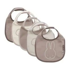 Jollein Miffy And Friends Slab - 5 Pack - Jersey Waterproof