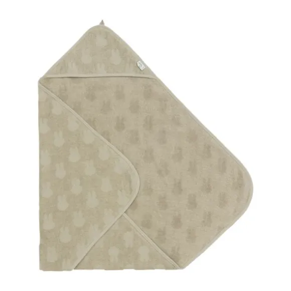 Jollein Miffy Jacquard Badcape - Badstof - Olive Green