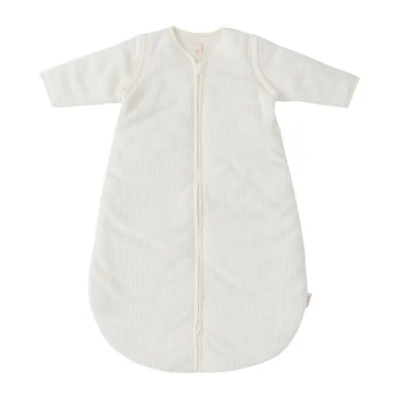 Jollein Slaapzak Winter Met Afritsbare Mouw Rond - 70 cm - Rib - Ivory