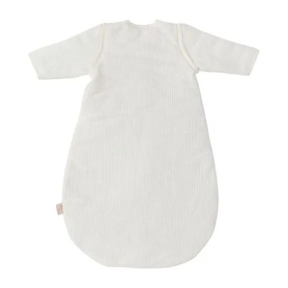 Jollein Slaapzak Winter Met Afritsbare Mouw Rond - 70 cm - Rib - Ivory