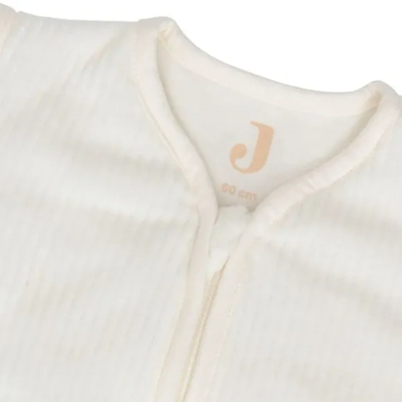 Jollein Slaapzak Winter Met Afritsbare Mouw Rond - 70 cm - Rib - Ivory
