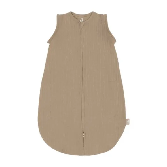 Jollein Slaapzak Zomer Met Afritsbare Mouw - 60 cm - Ajour Biscuit