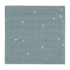 Jollein Twinkling Monddoekje - 3 Pack - 31 x 31 cm - Hydrofiel - Sea Green