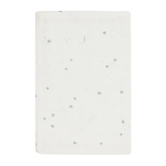 Jollein Twinkling Washandje - 3 Pack - 15 x 20 cm - Hydrofiel - Sea Green