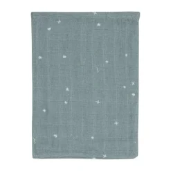 Jollein Twinkling Washandje - 3 Pack - 15 x 20 cm - Hydrofiel - Sea Green