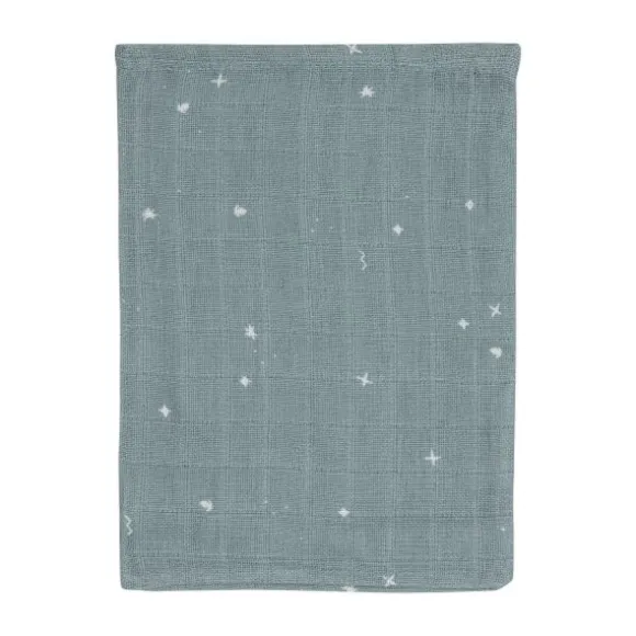 Jollein Twinkling Washandje - 3 Pack - 15 x 20 cm - Hydrofiel - Sea Green