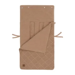 Jollein Voetenzak 3/5 Punts - Groep 0+ - Check Knit - Biscuit