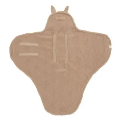 Jollein Wikkeldeken - Milky Coffee - Bunny Cloudy Rib