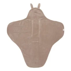 Jollein Wikkeldeken - Milky Coffee - Bunny Cloudy Rib