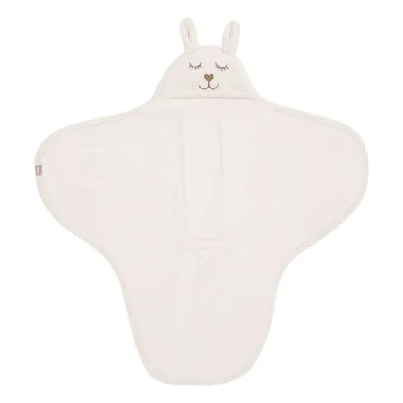 Jollein Wikkeldeken - Milky Coffee - Bunny Cloudy Rib