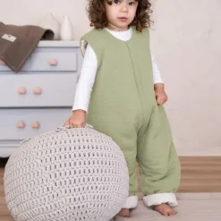 Julius Zöllner Muslin Playmat – Sand – 95/135 cm