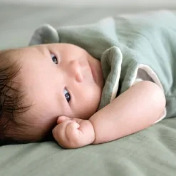 Julius Zöllner Muslin Playmat – Sand – 95/135 cm