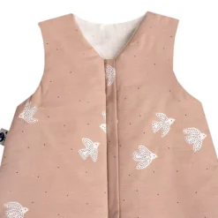 Julius Zöllner Organic Slaapzak – Roze – Birdy – Maat 70