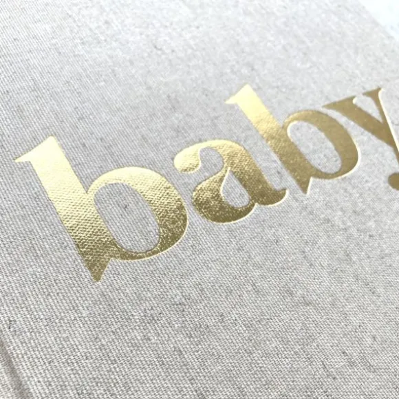 Kidooz Baby Mijn Eerste Jaar Boek Linnen Goudfolie
