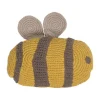 Kidsdepot Kussen - Bee - Geel/Bruin