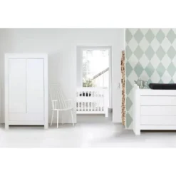 Kidsmill Alaska Kledingkast 2-Deurs Wit Mat