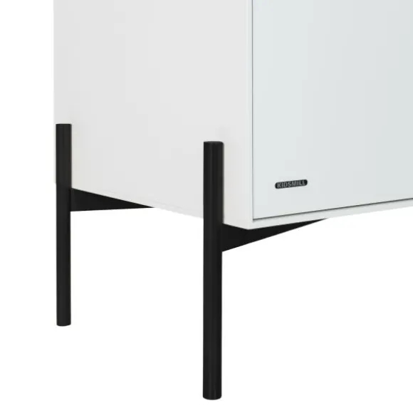 Kidsmill Boutique Babykamer Wit / Zwart | Bed 60 x 120 cm + Commode