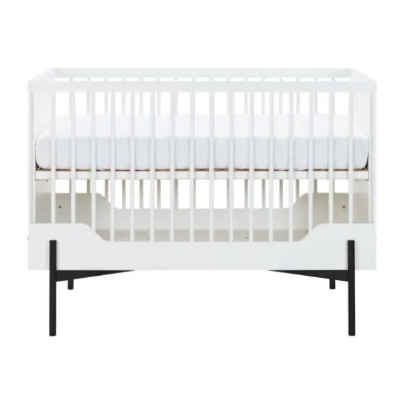 Kidsmill Boutique Babykamer Wit / Zwart | Bed 60 x 120 cm + Commode