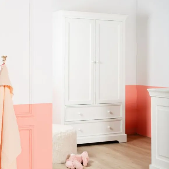 Kidsmill Chateau Kinderkamer Wit | Bed 90 x 200 cm + Bureau