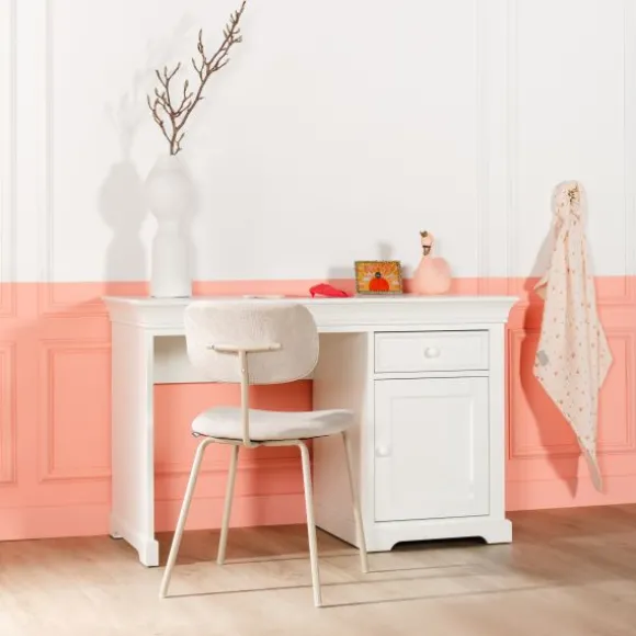 Kidsmill Chateau Kinderkamer Wit | Bed 90 x 200 cm + Bureau
