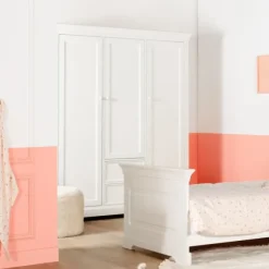 Kidsmill Chateau Kinderkamer Wit | Bed 90 x 200 cm + Bureau