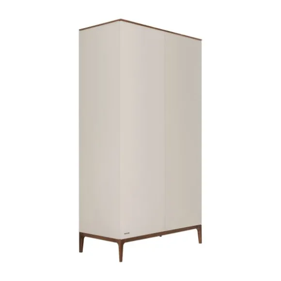Kidsmill Intense Babykamer Oatmeal/Walnoot | Ledikant 60 x 120 cm + Commode