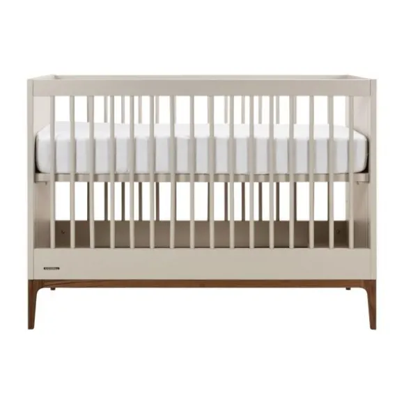 Kidsmill Intense Babykamer Oatmeal/Walnoot | Ledikant 60 x 120 cm + Commode