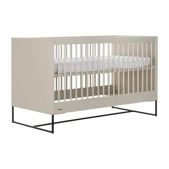 Kidsmill Intense II Babybed Mat Oatmeal - Zwart - 60 x 120 cm