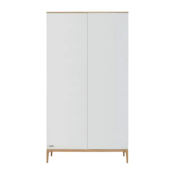 Kidsmill Intense II Babykamer Mat Wit / Eiken | Ledikant 60 x 120 cm + Commode