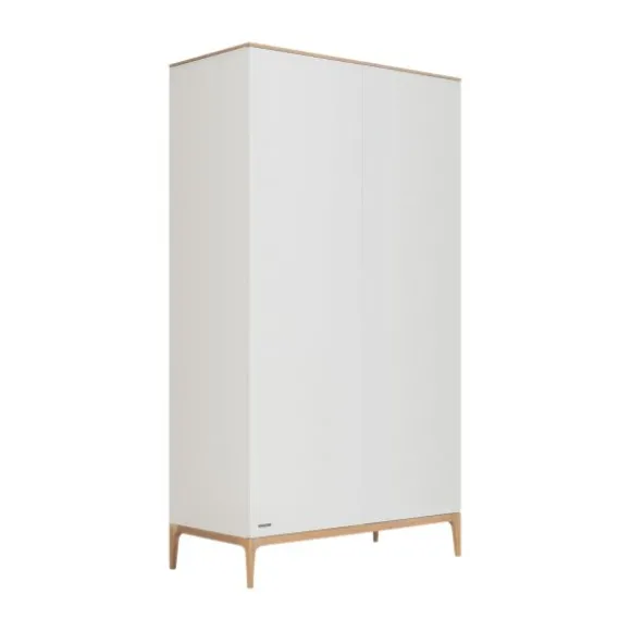 Kidsmill Intense II Babykamer Mat Wit / Eiken | Ledikant 60 x 120 cm + Commode