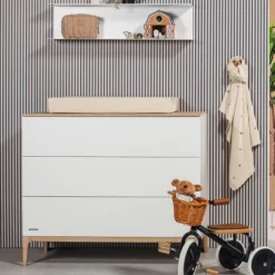 Kidsmill Intense II Commode - Mat Wit / Eiken